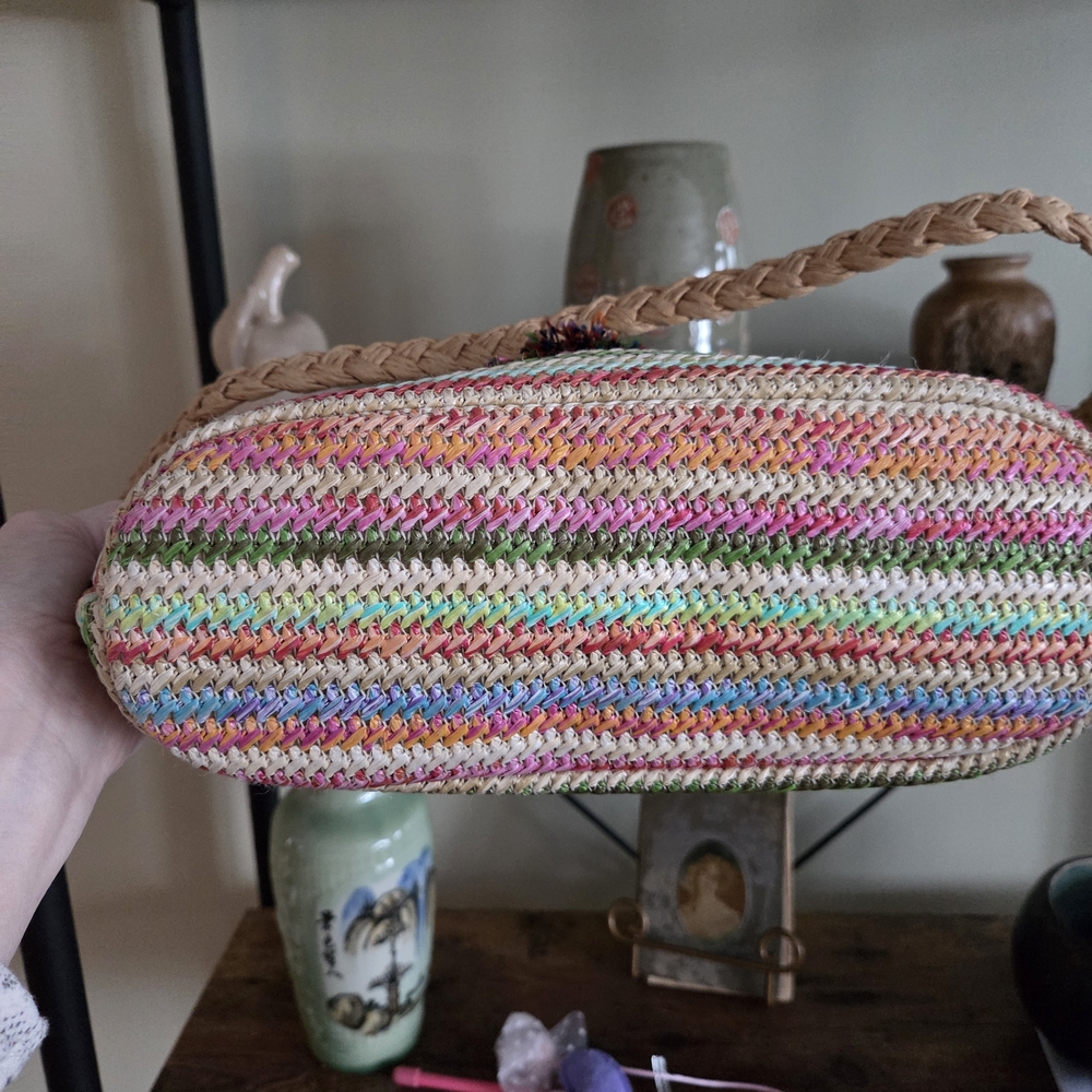 Cappelli Straworld Colorful Striped Shoulder Bag - Picture 7 of 7